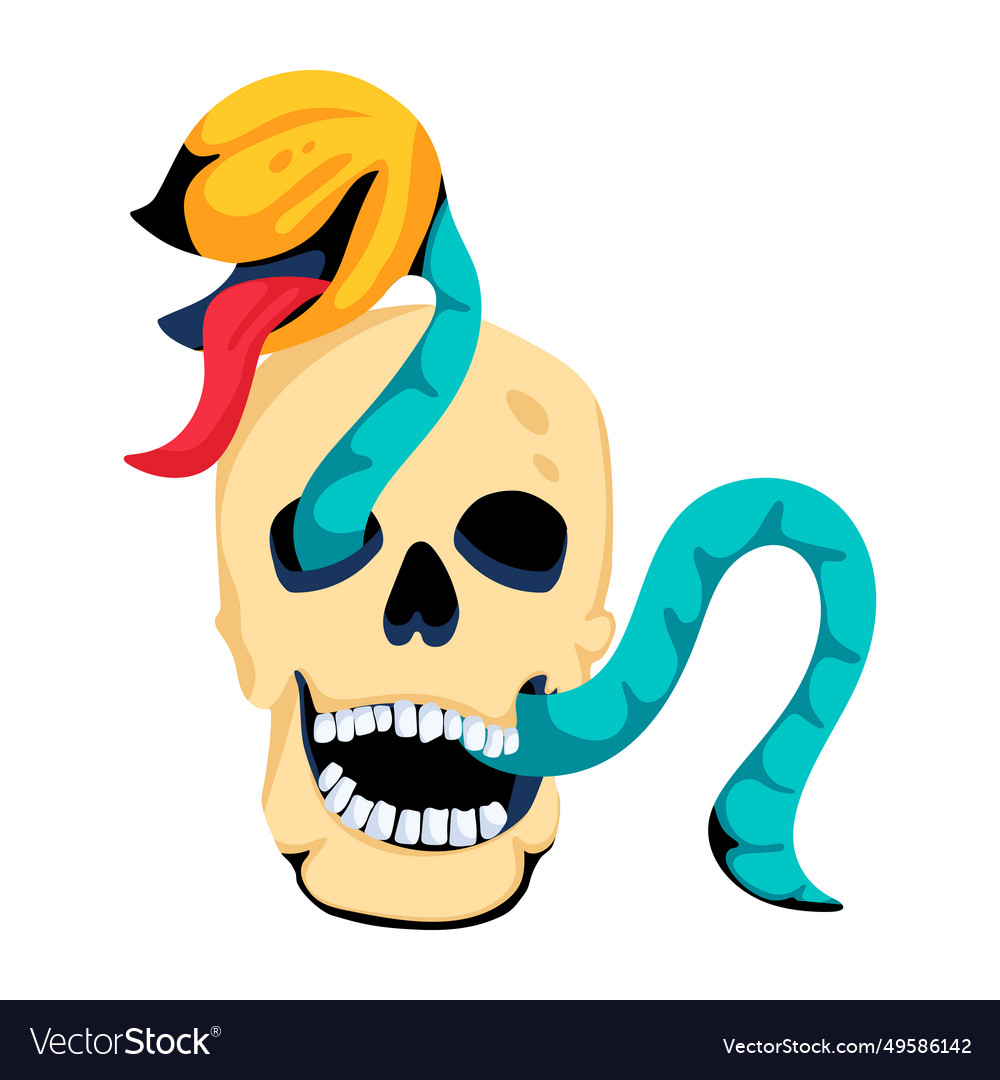 Laughing skull