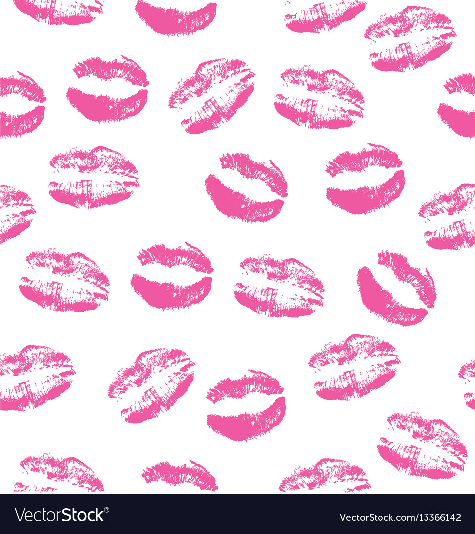 Lips seamless Royalty Free Vector Image - VectorStock