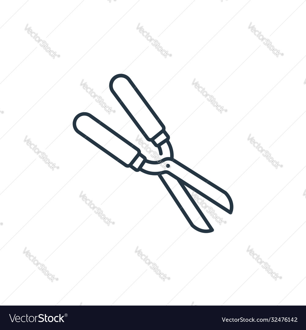 Scissors icon editable stroke vector image Scissors icon editable stroke
