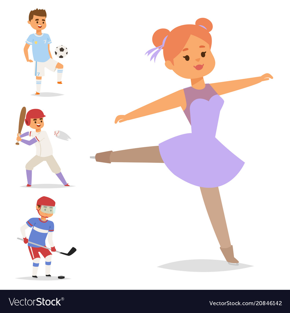 Sport wellness people characters sporting