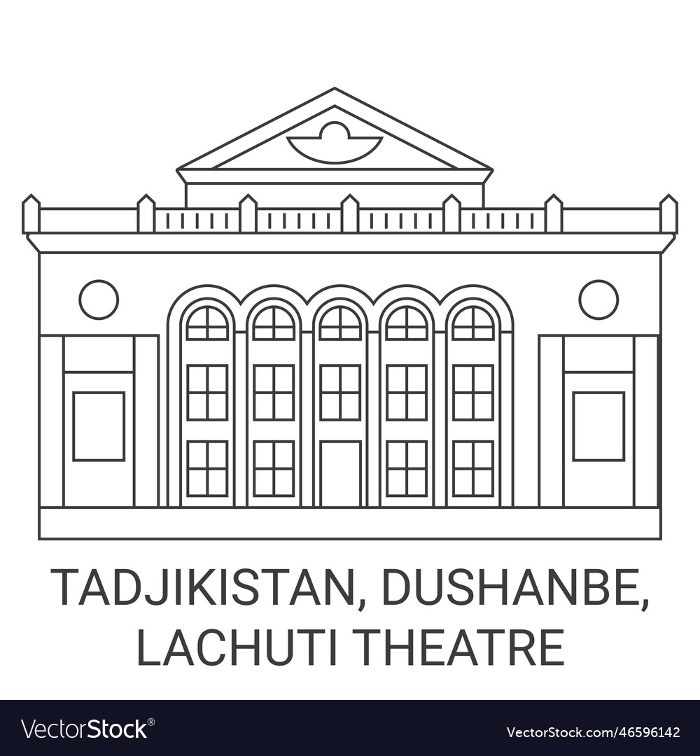 Tadjikistan dushanbe lachuti theatre travel