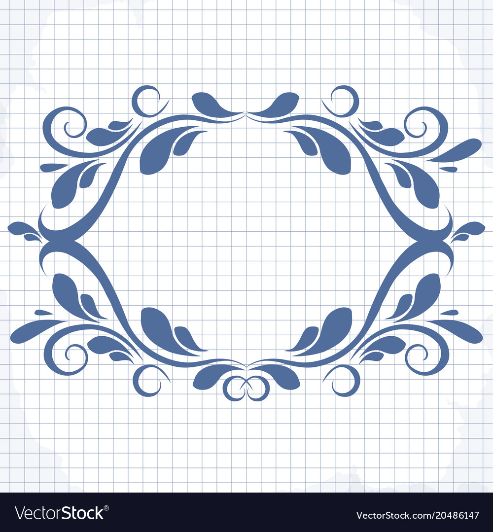 Background of a notebook with patterned