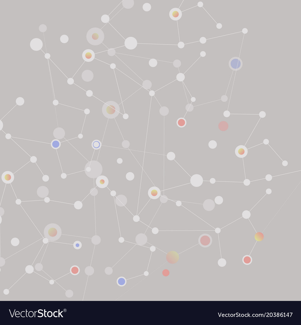 Communication abstract network background