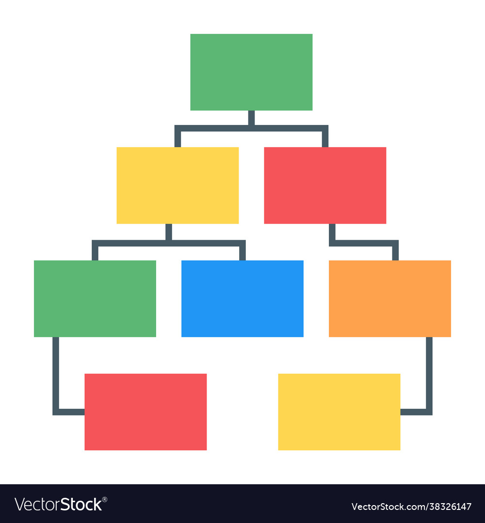 Hierarchical Chart Icon