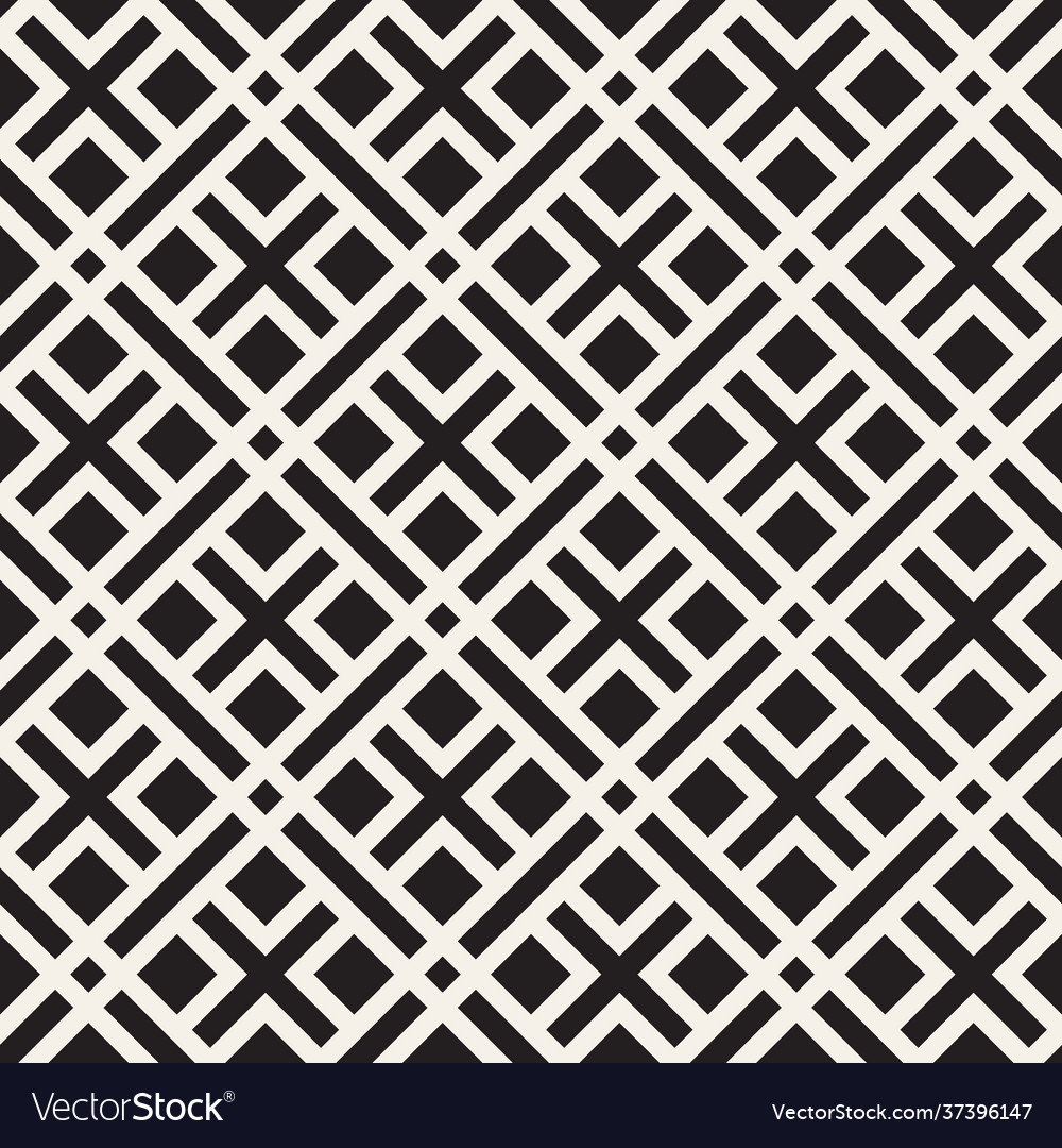 Seamless pattern repeating geometric lines vector image Seamless pattern repeating geometric lines