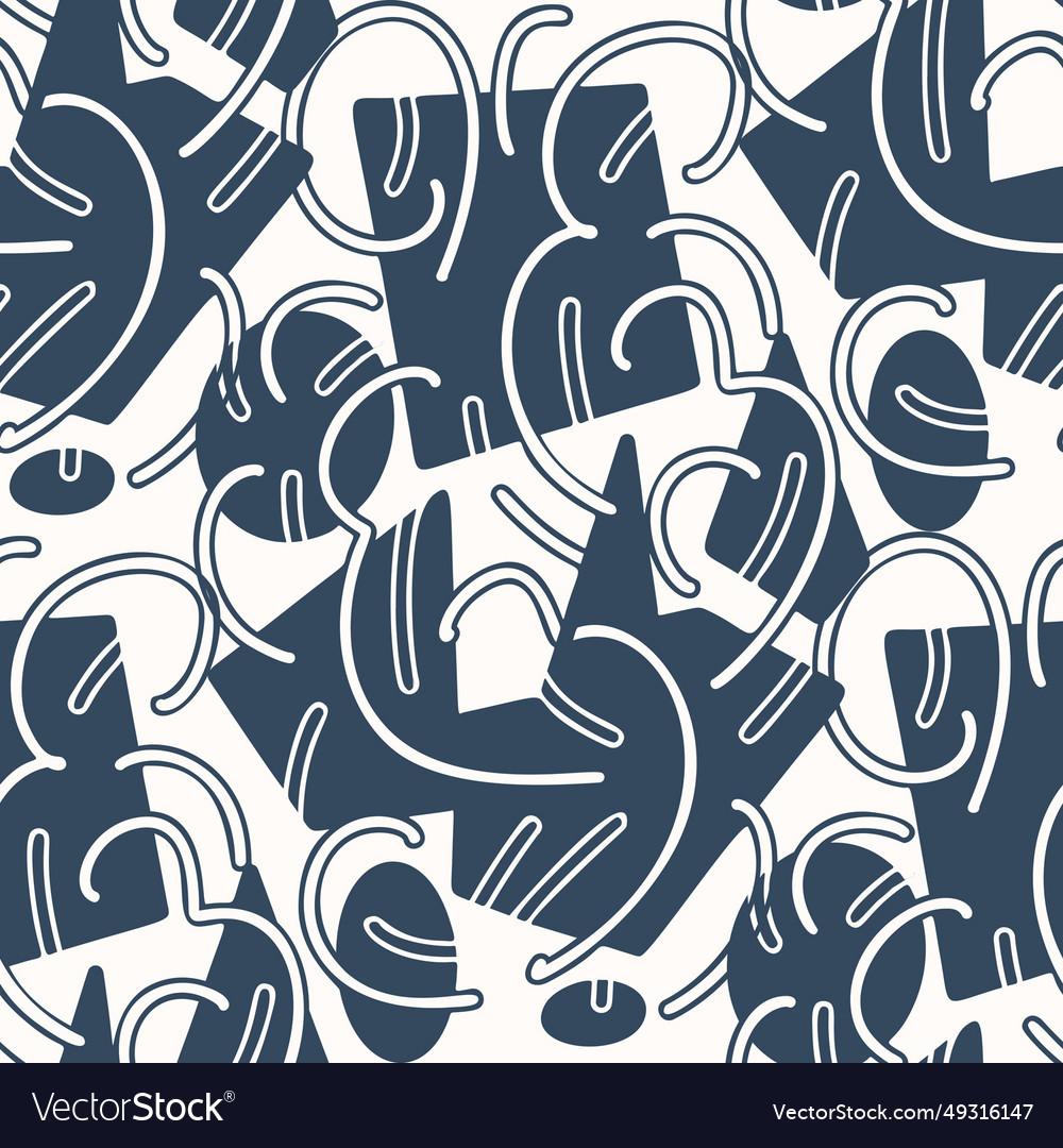 Seamless pattern with an abstract of dots vector image Seamless pattern with an abstract of dots