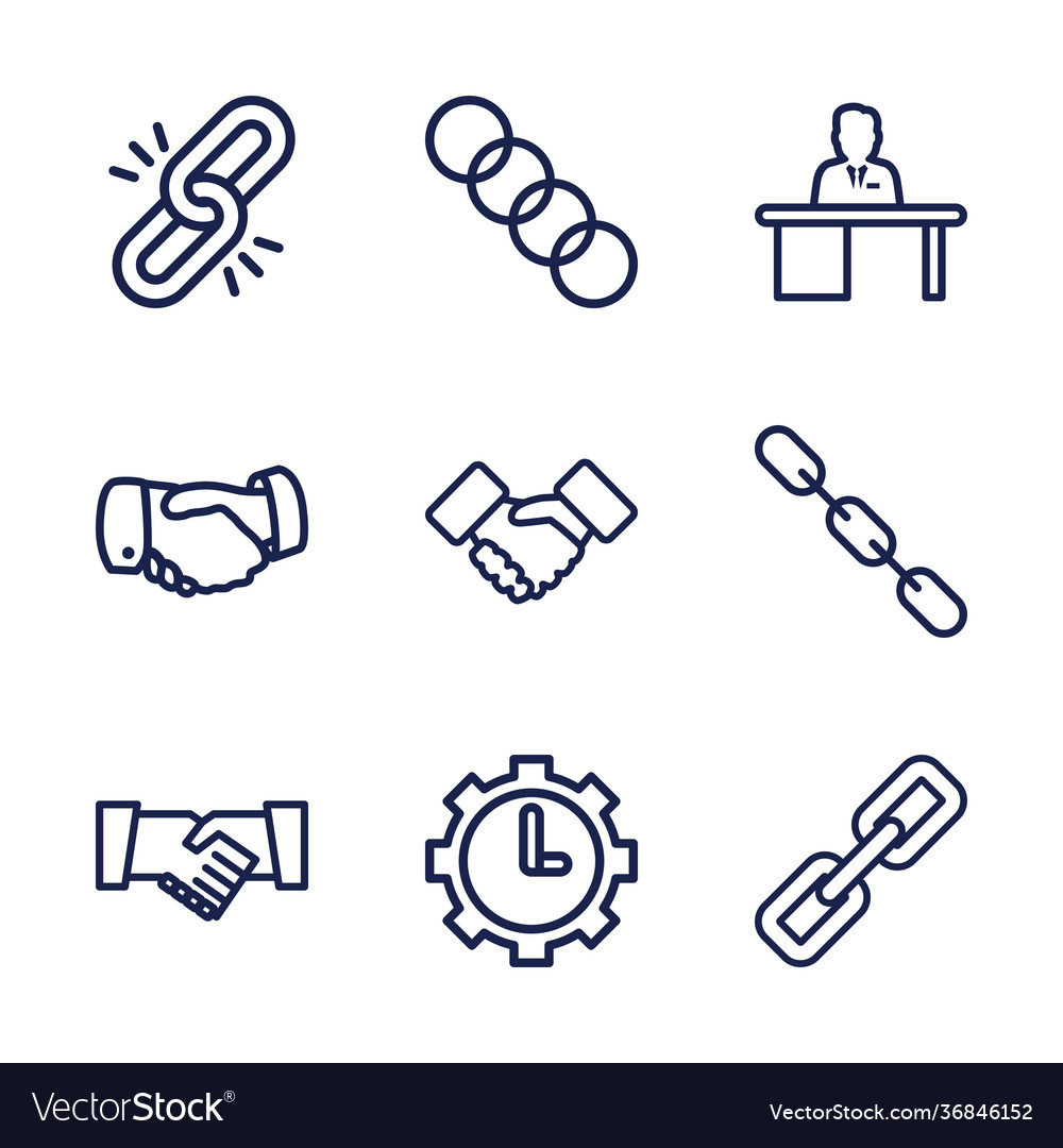 9 cooperation icons