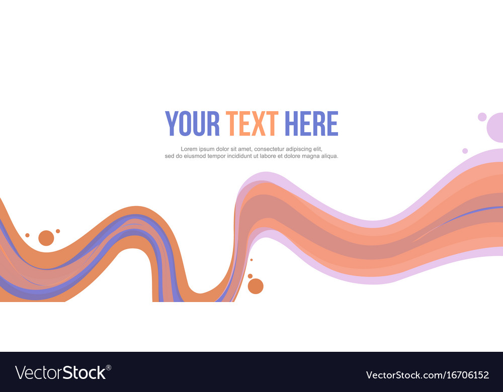 Abstract background header wave collection