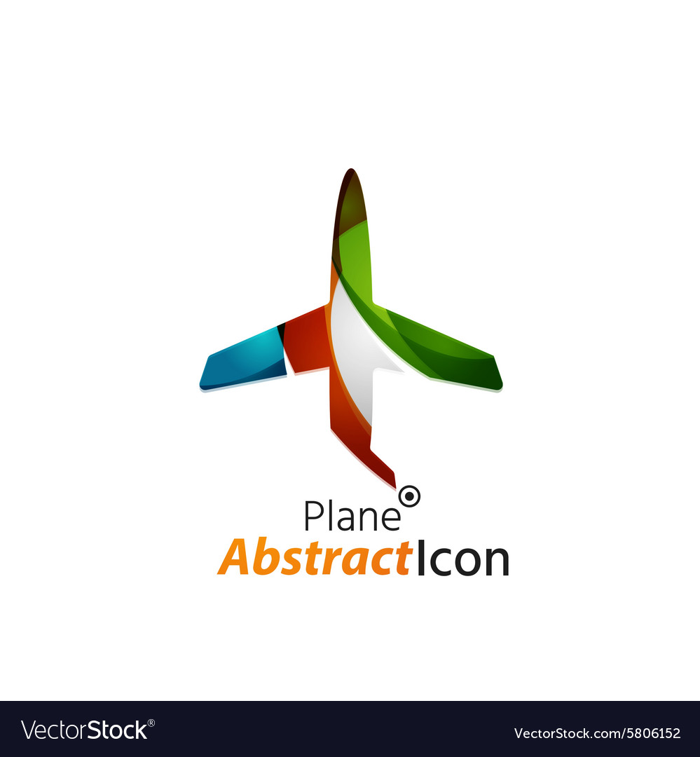 Abstract geometric business corporate emblem