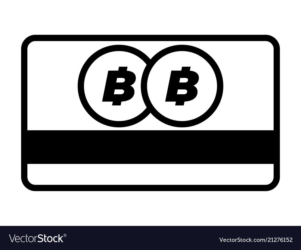 Crypto Currency Exchange System Credit Card Icon Vector Image