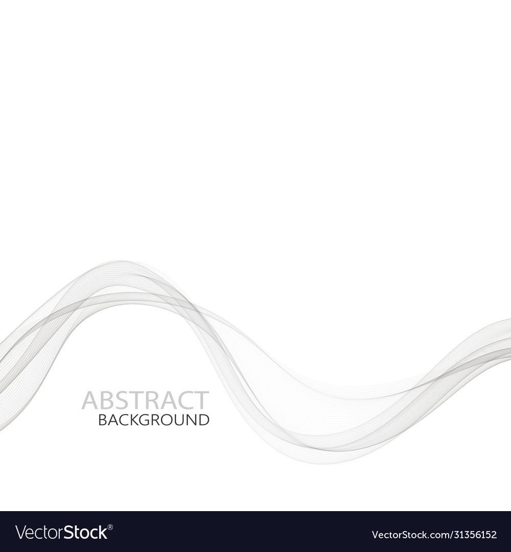 Elegant abstract smooth swoosh speed gray wave vector image Elegant abstract smooth swoosh speed gray wave