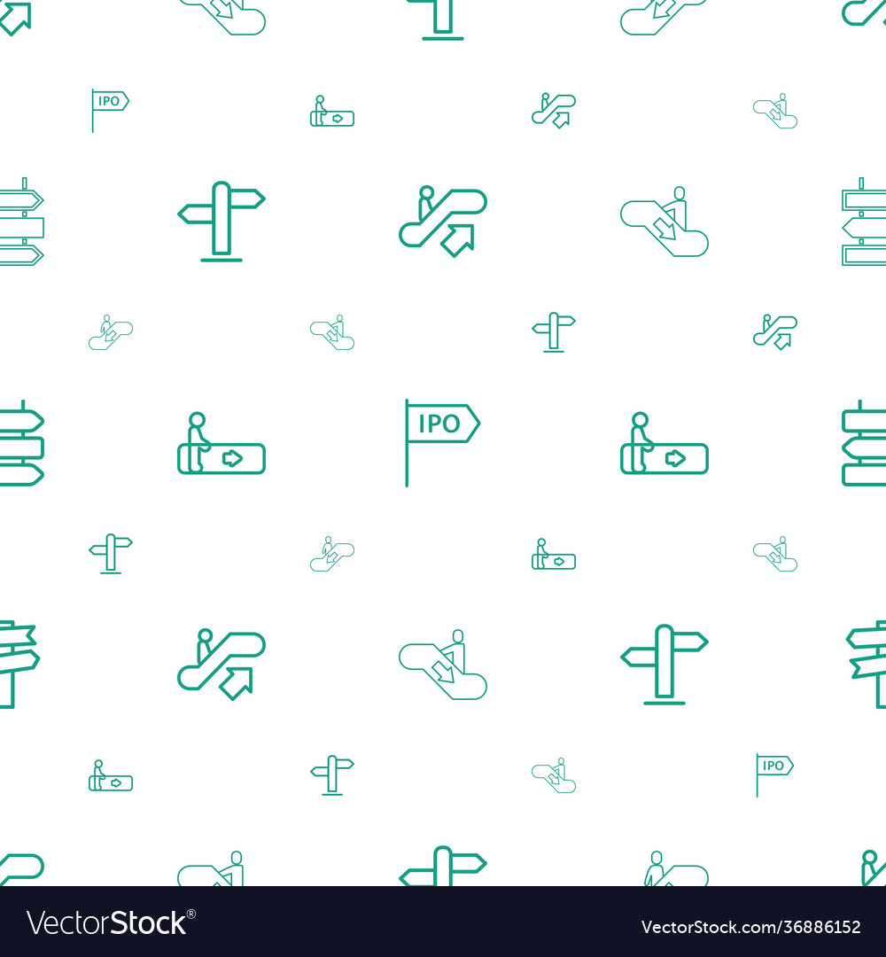Guide icons pattern seamless white background