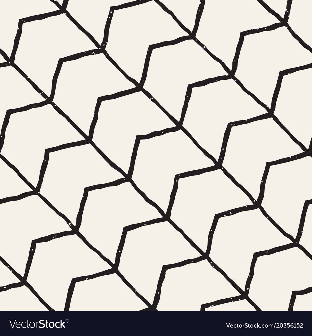 Hand drawn style seamless pattern abstract