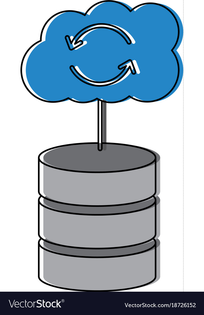 Web hosting server with internet cloud storage