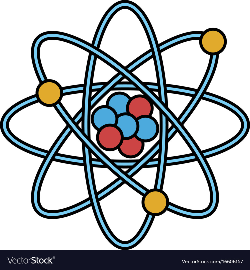 Atom representation icon image
