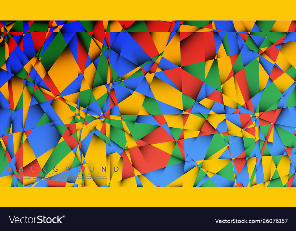 Background a triangle with combination vector image Background a triangle with combination