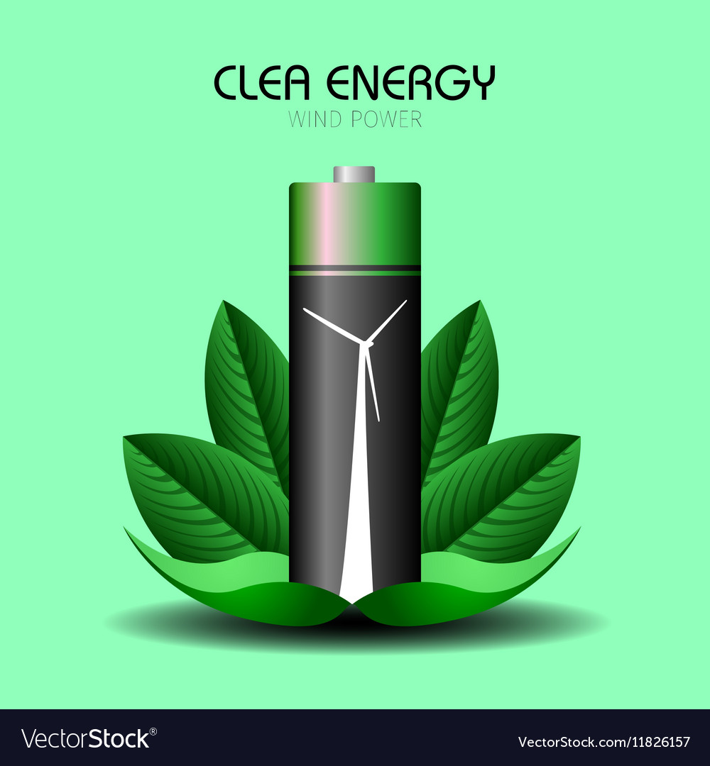 Clean energy Royalty Free Vector Image - VectorStock