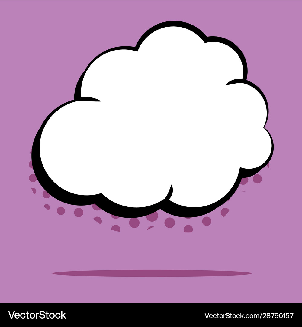 Comic speech bubble Royalty Free Vector Image - VectorStock
