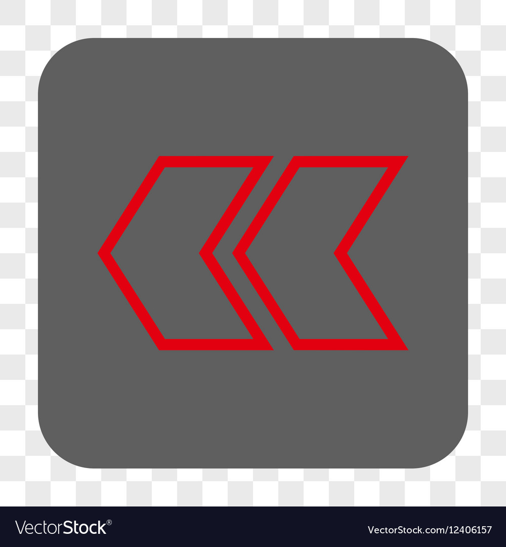 Shift left rounded square button