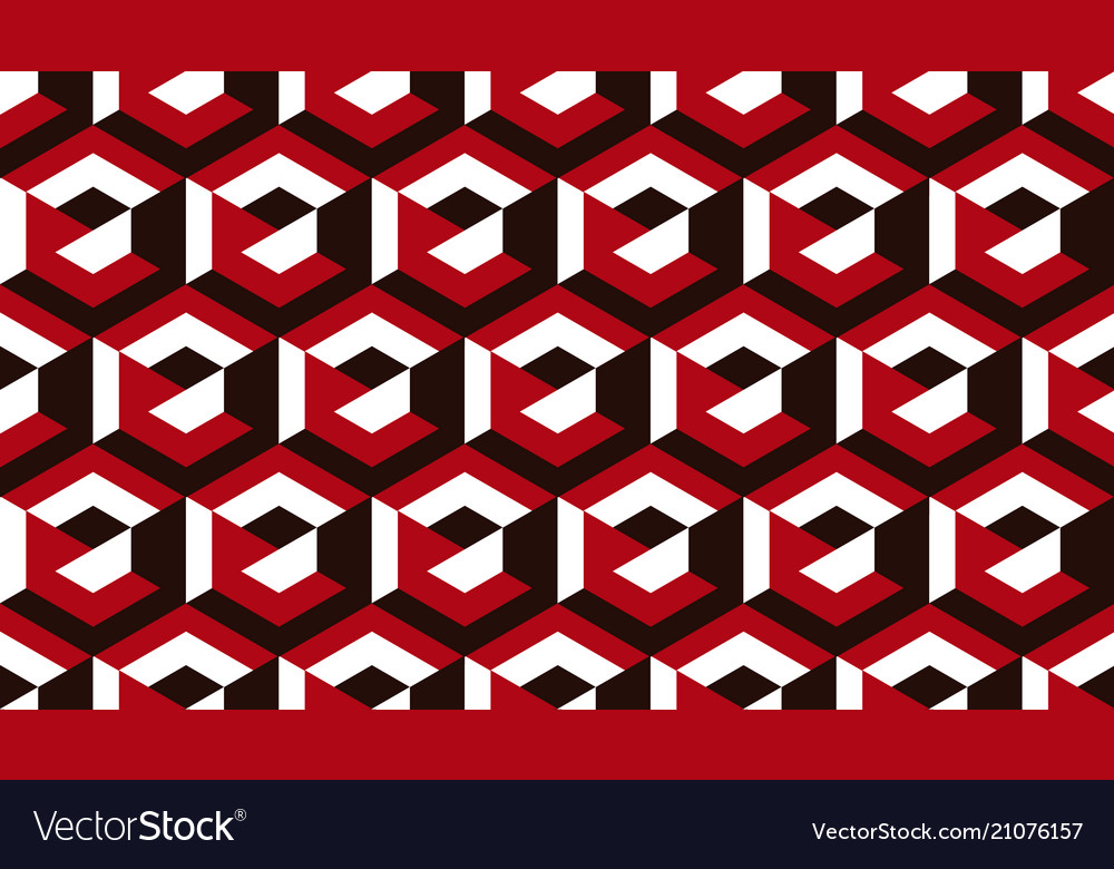 Simple geometry seamless pattern vector image Simple geometry seamless pattern