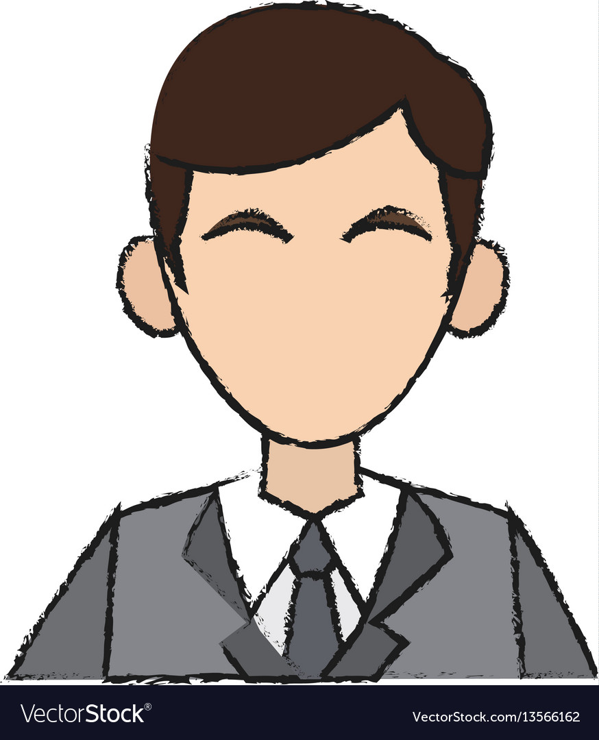 Businessman Cartoon Icon Royalty Free Vector Image