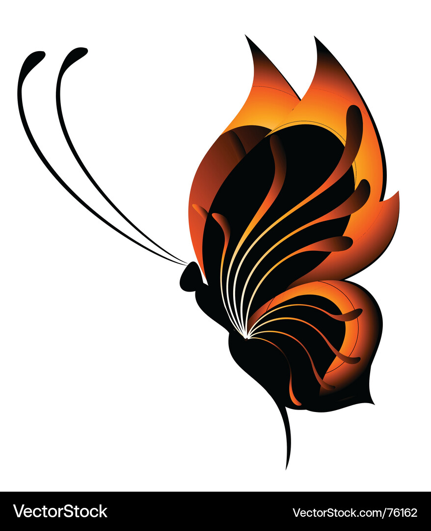 Butterfly Royalty Free Vector Image - VectorStock