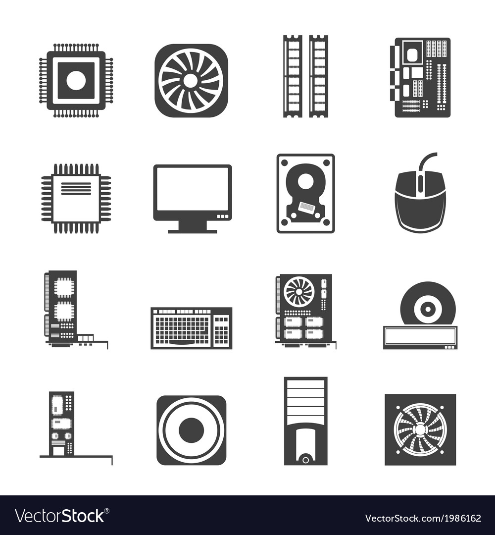 Computer Hardware and Components Icons