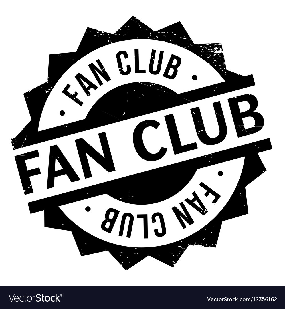 fan-club-stamp-royalty-free-vector-image-vectorstock