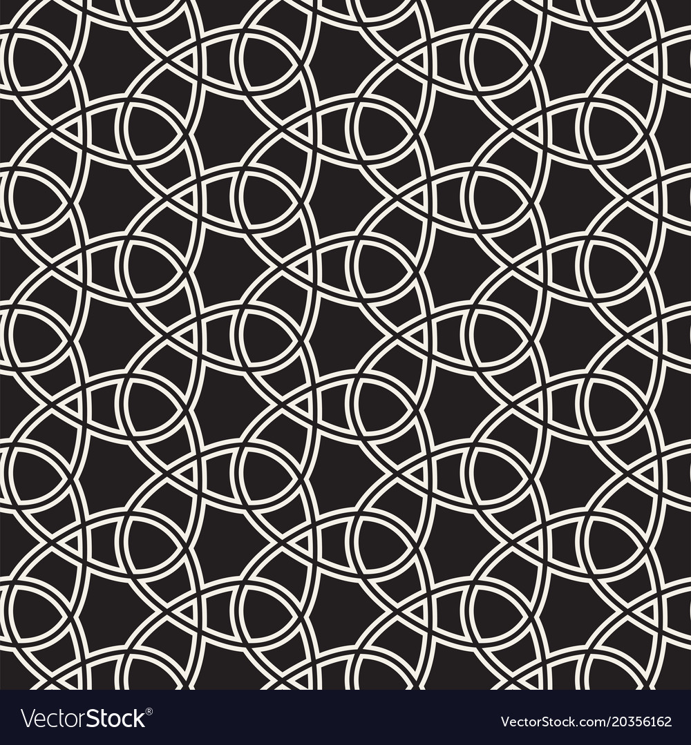 Modern Geometric Lattice Pattern