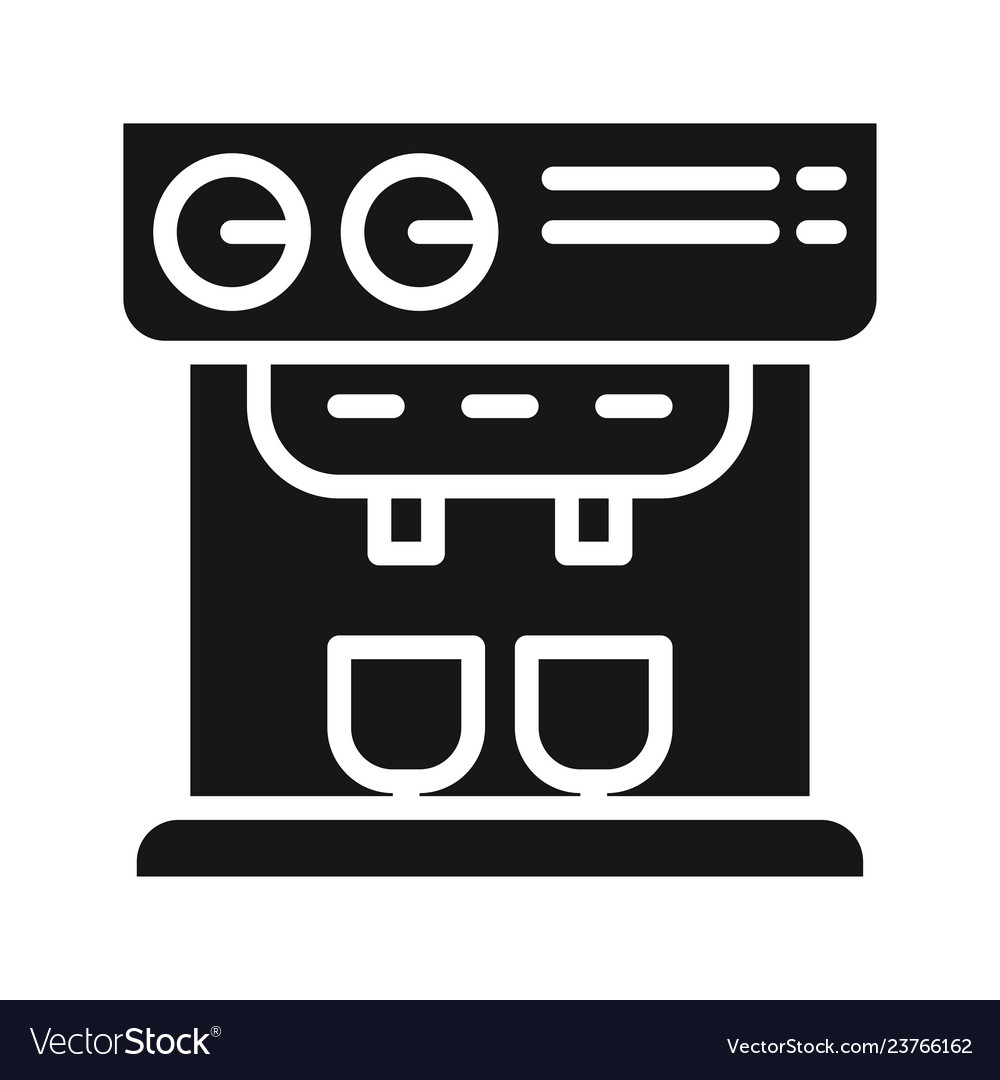 Professional coffee machine icon