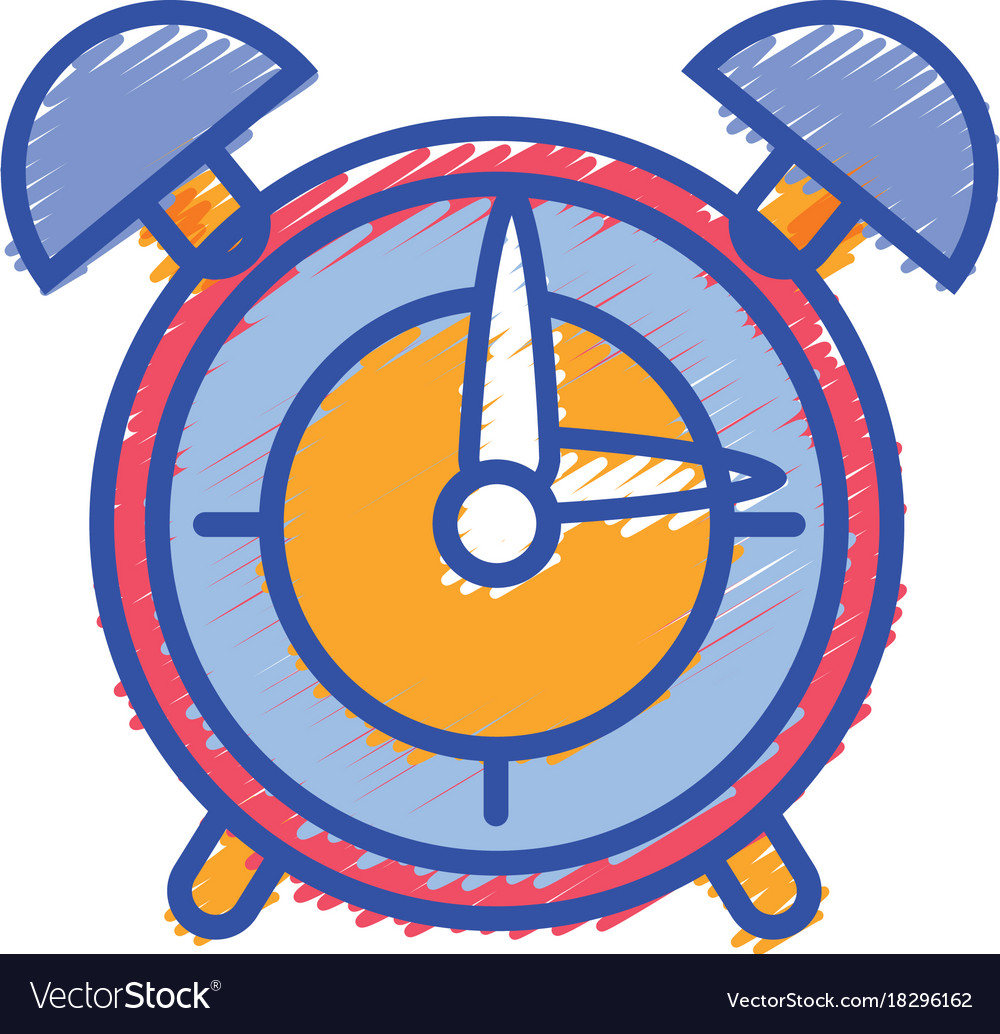 Round clock alarm object design