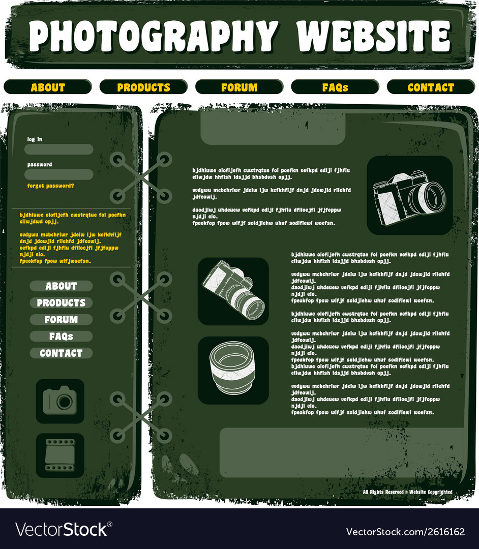 Web design document template