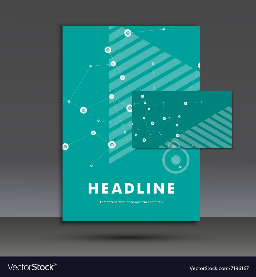 Abstract pattern of lines and circles title page