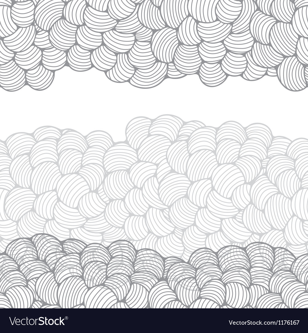 Abstract Wave Pattern - Hand-Drawn Texture