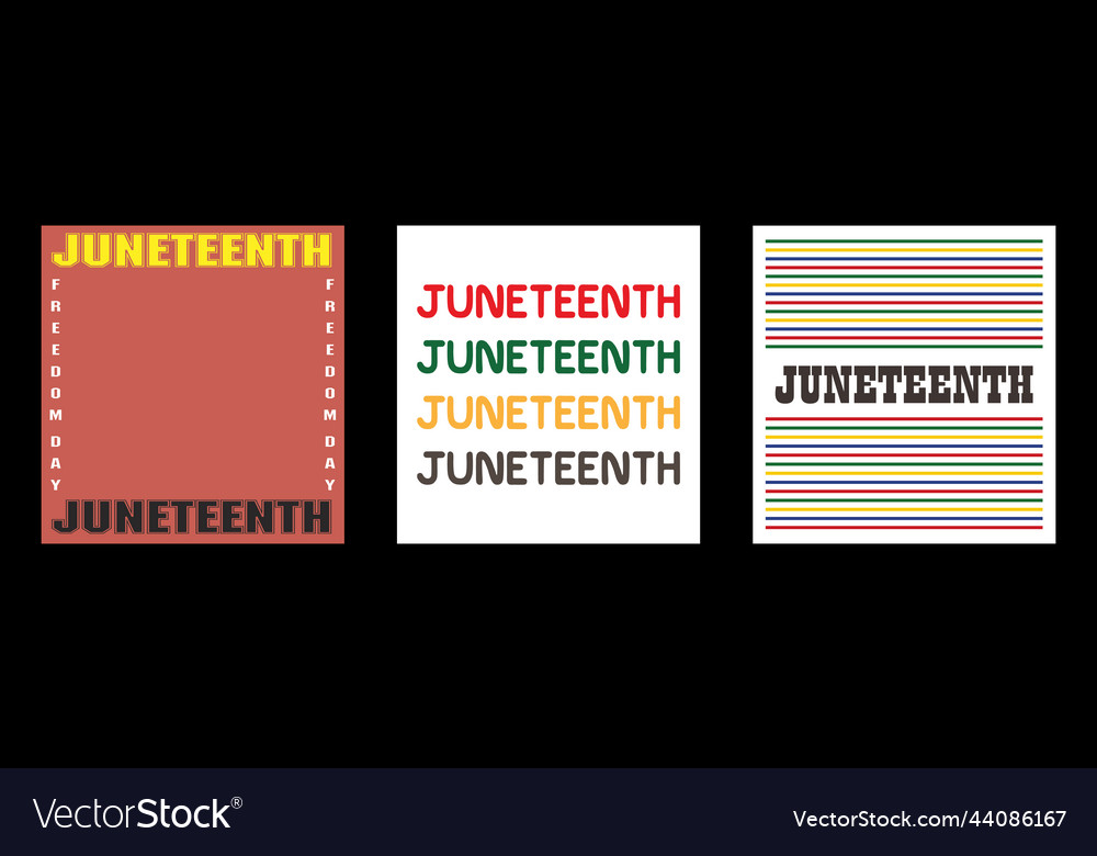 Background three style for june vector image Background three style for june