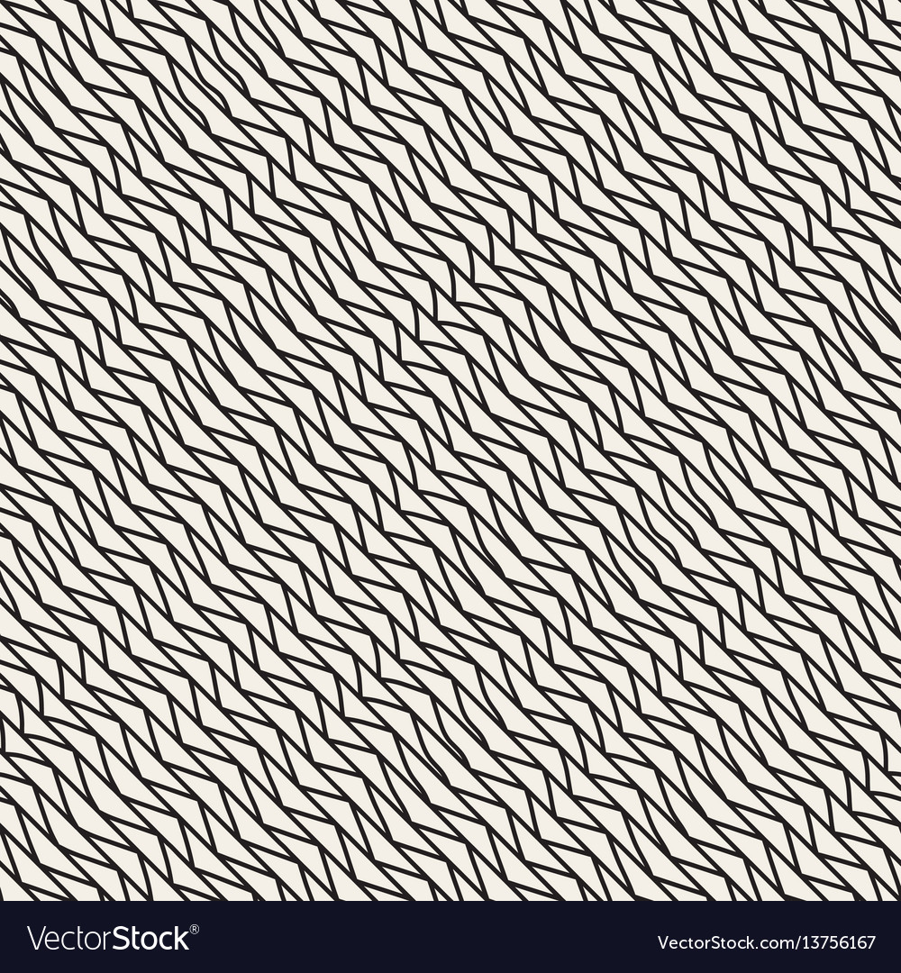 Black & White Triangle Wave Pattern
