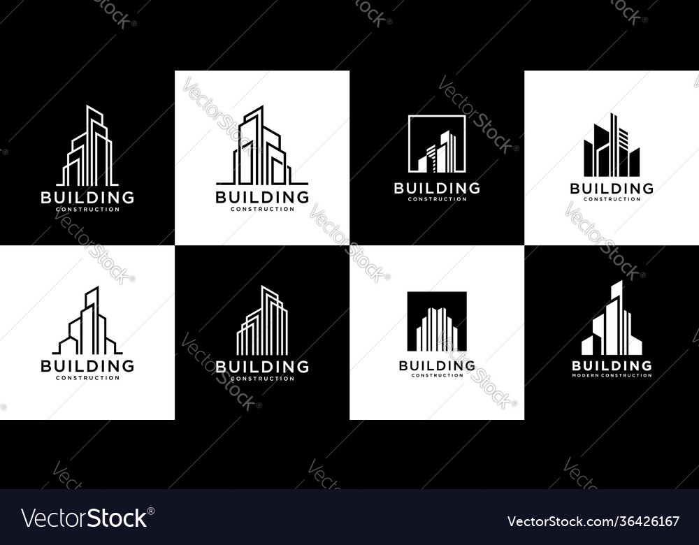 Building Architecture Sets - Modern Icons