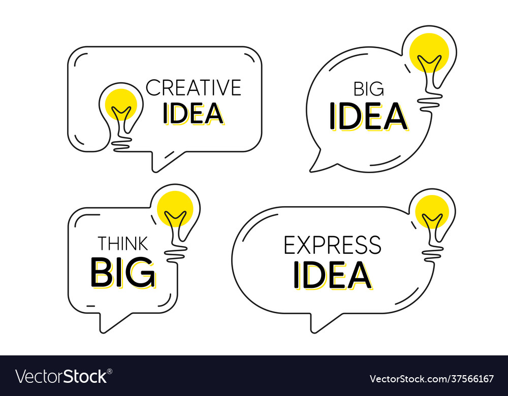 Continuous Line Idea Chat Bubble