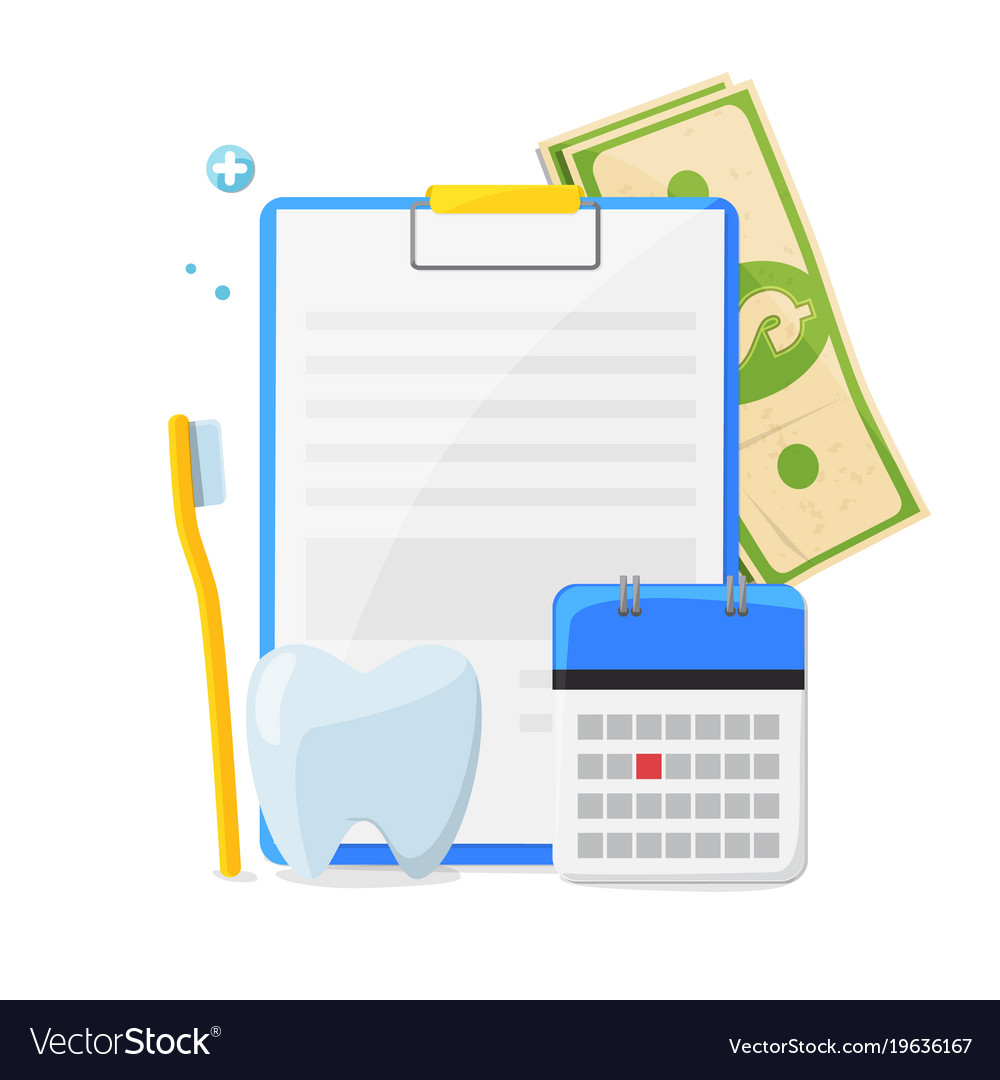 Dental insurance care concept