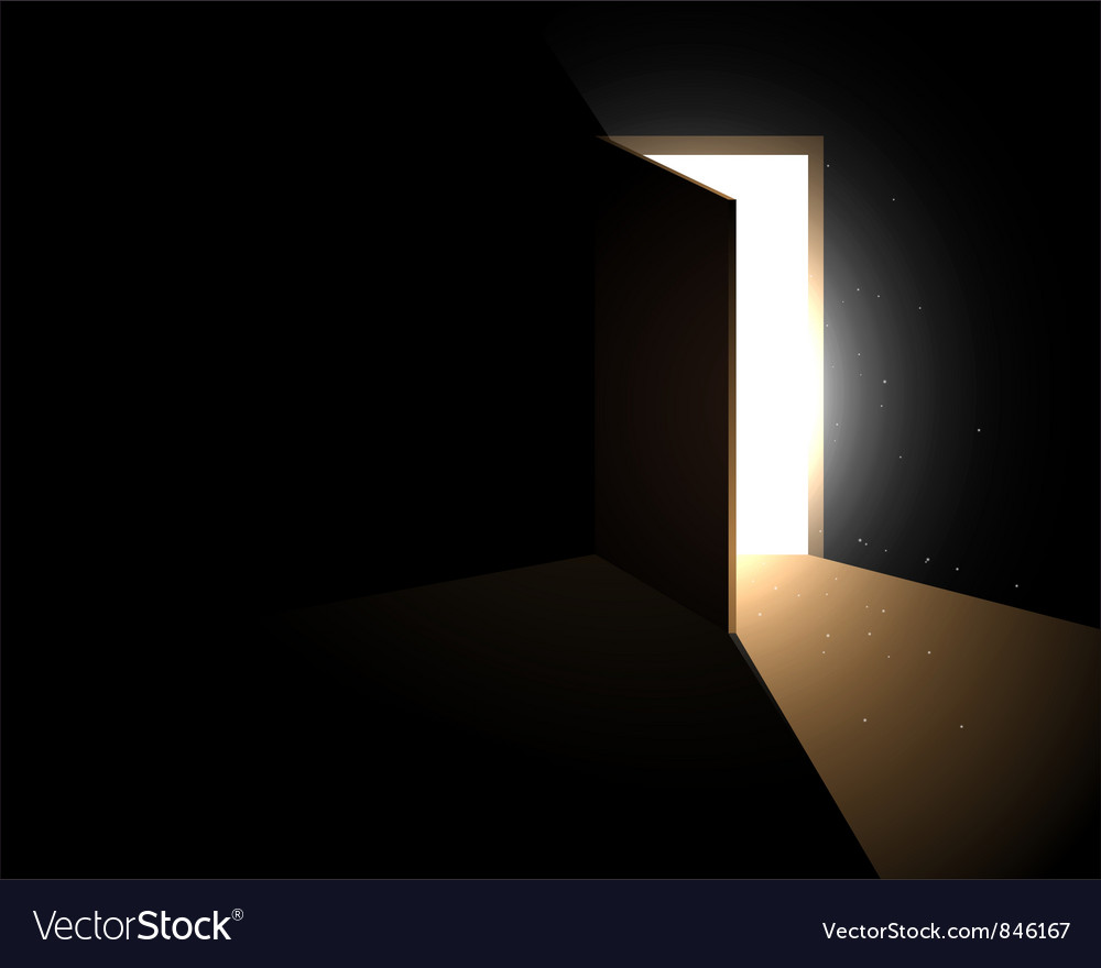 Golden Light Streaming Through Doorway