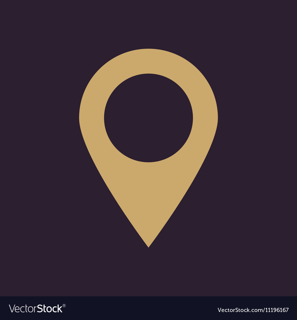 Pointer icon navigation and location symbol