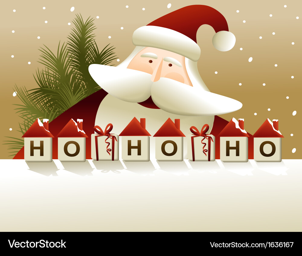 Santa claus Royalty Free Vector Image - VectorStock