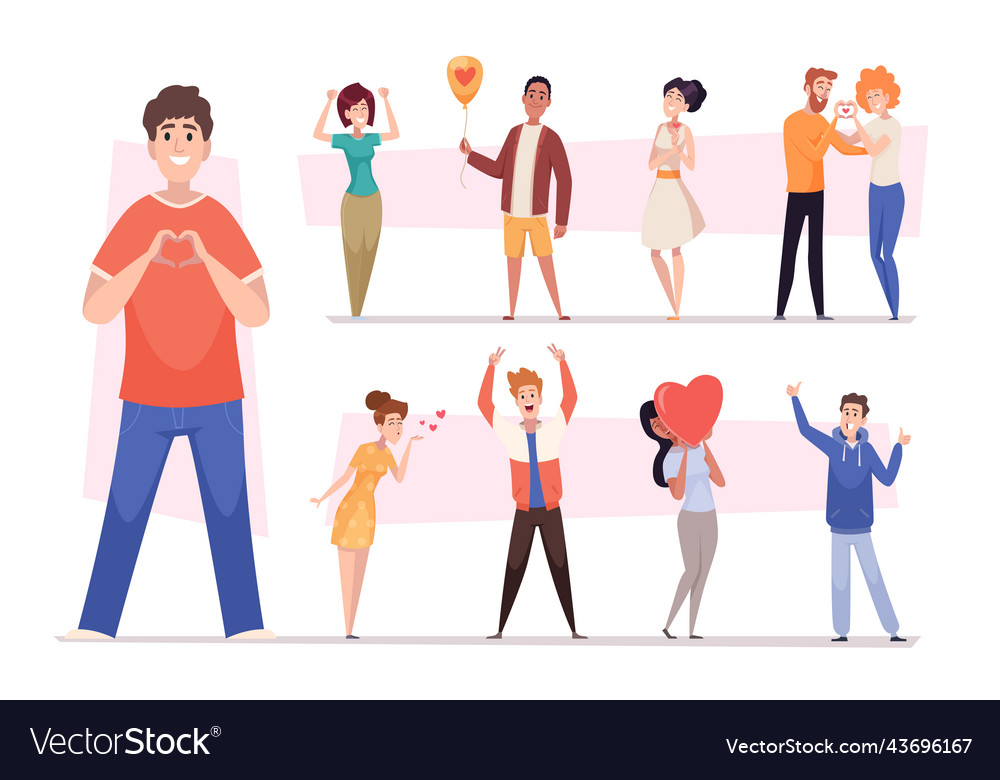 Volunteers philanthropy persons donation support Vector Image