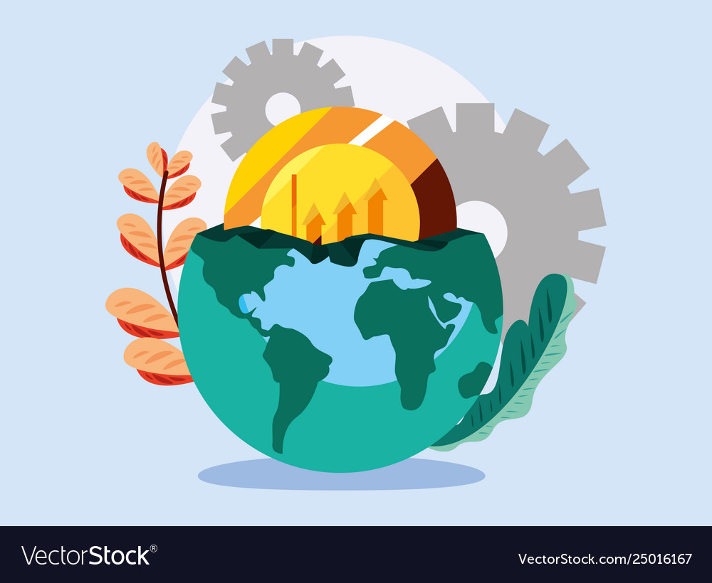 World business chart