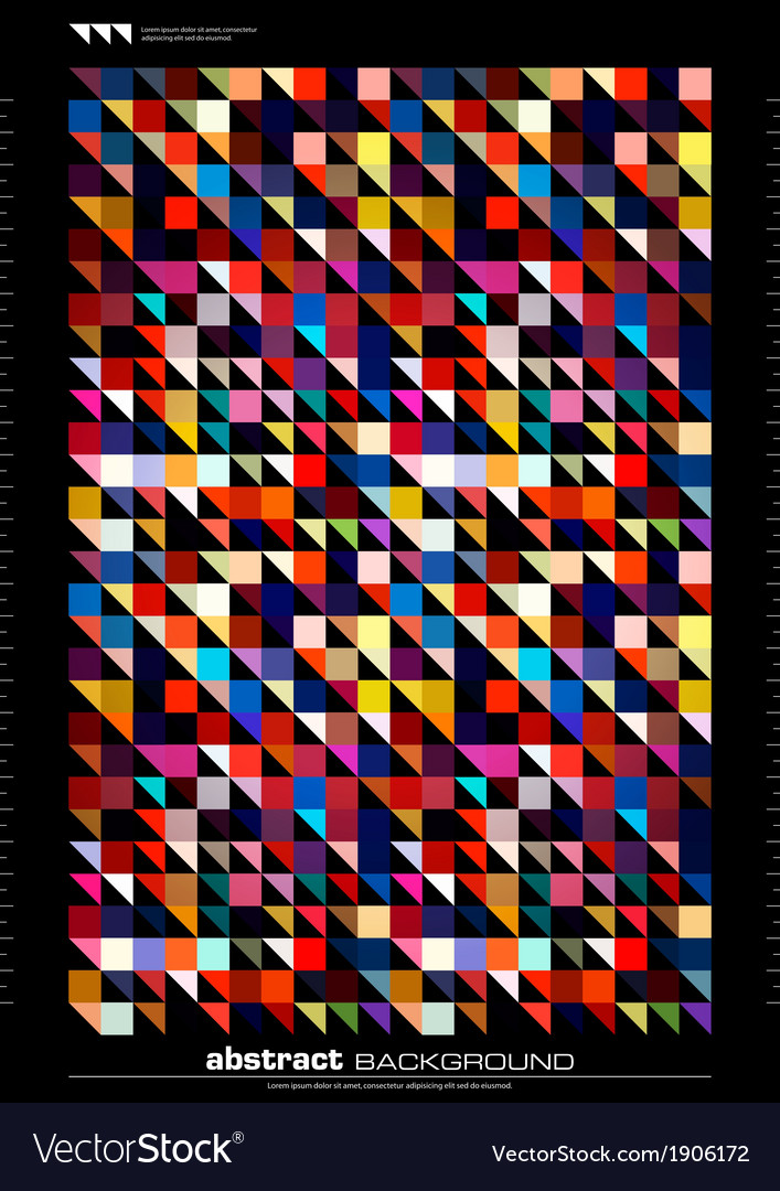 Abstract triangles background