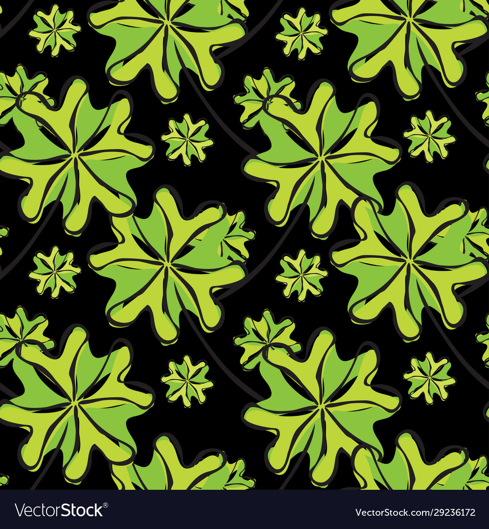 Clover seamless pattern