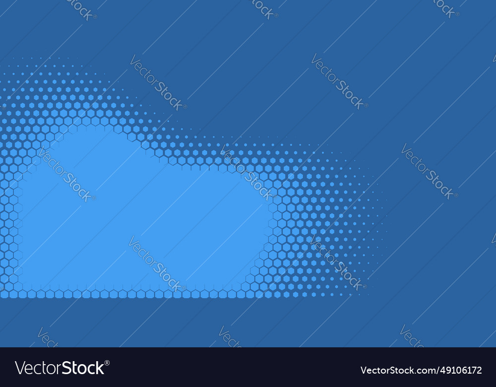 Geometric abstract hexagon two color background