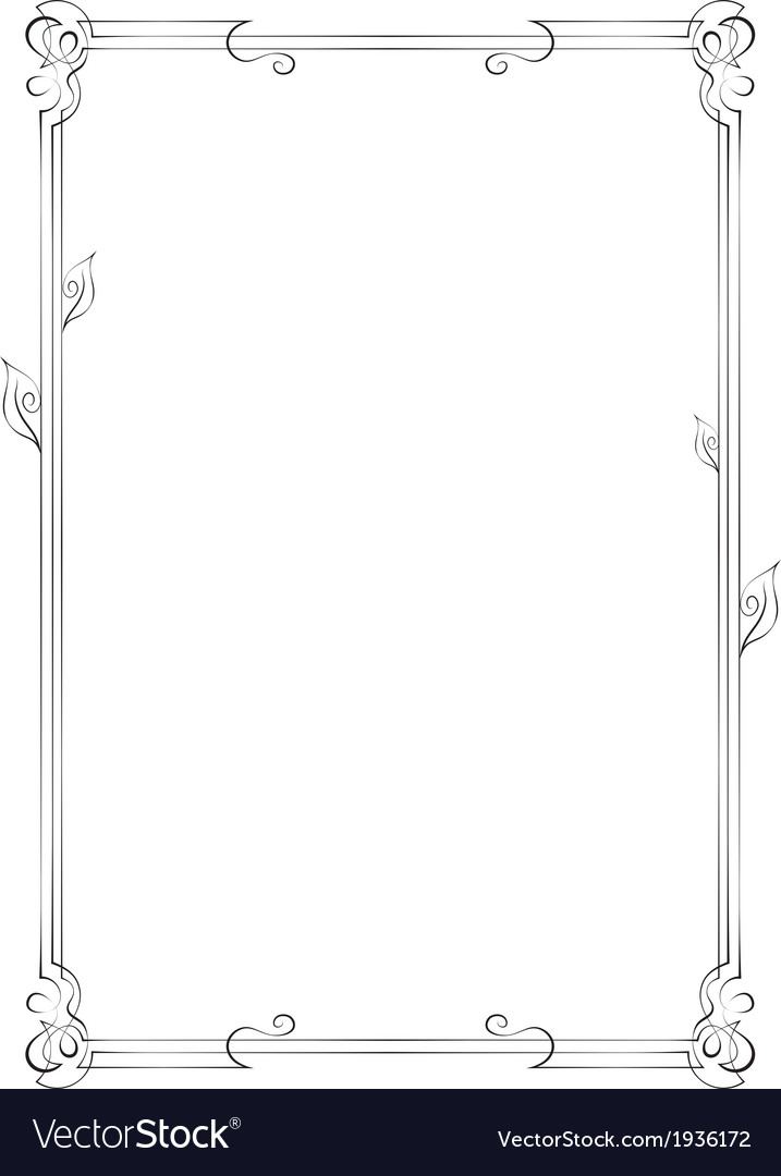Ornate Swirl Frame