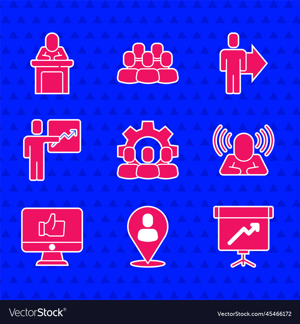 Set project team base worker location chalkboard vector image Set project team base worker location chalkboard
