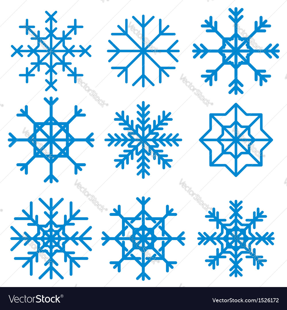 Snowflake set